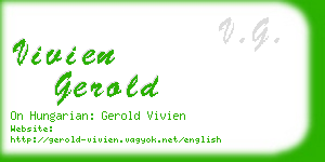 vivien gerold business card